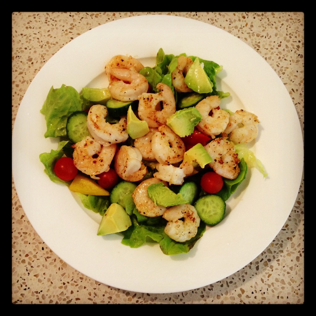 yummy prawn salad!